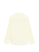 Camicia Agnes per bambino MC2 Saint Barth Kids gialla con ricamo AGN0001 00556L MC2 ST. BARTH KIDS 