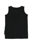 Canotta per neonati John Richmond Junior nera con dettaglio logo RIP26037CN BLACK JOHN RICHMOND KIDS 