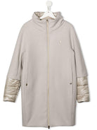 Cappotto per bambina Herno Kids grigio con design imbottito CA000014G33344 1985 HERNO KIDS 