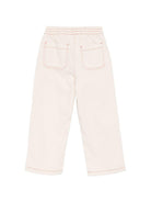 Pantaloni per bambino Bobo Choses beige con tasche posteriori B126AC094 199 BOBO CHOSES KIDS 