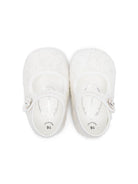 Scarpe primi passi per neonata Monnalisa bianco con paillettes 73E006 5901 0001 MONNALISA 