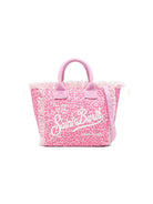 Borsa tote Colette MC2 Saint Barth animalier con dettaglio frange COL0001 03479L MC2 ST. BARTH KIDS 