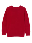Maglione Jason per bambino Bonpoint rosso con ricamo cavallo N05BJUK00001 151 BONPOINT 