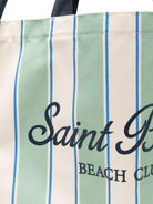 Borsa tote Essential Bag N MC2 Saint Barth multicolore con design a righe EBAGN007 09420L MC2 ST. BARTH KIDS 