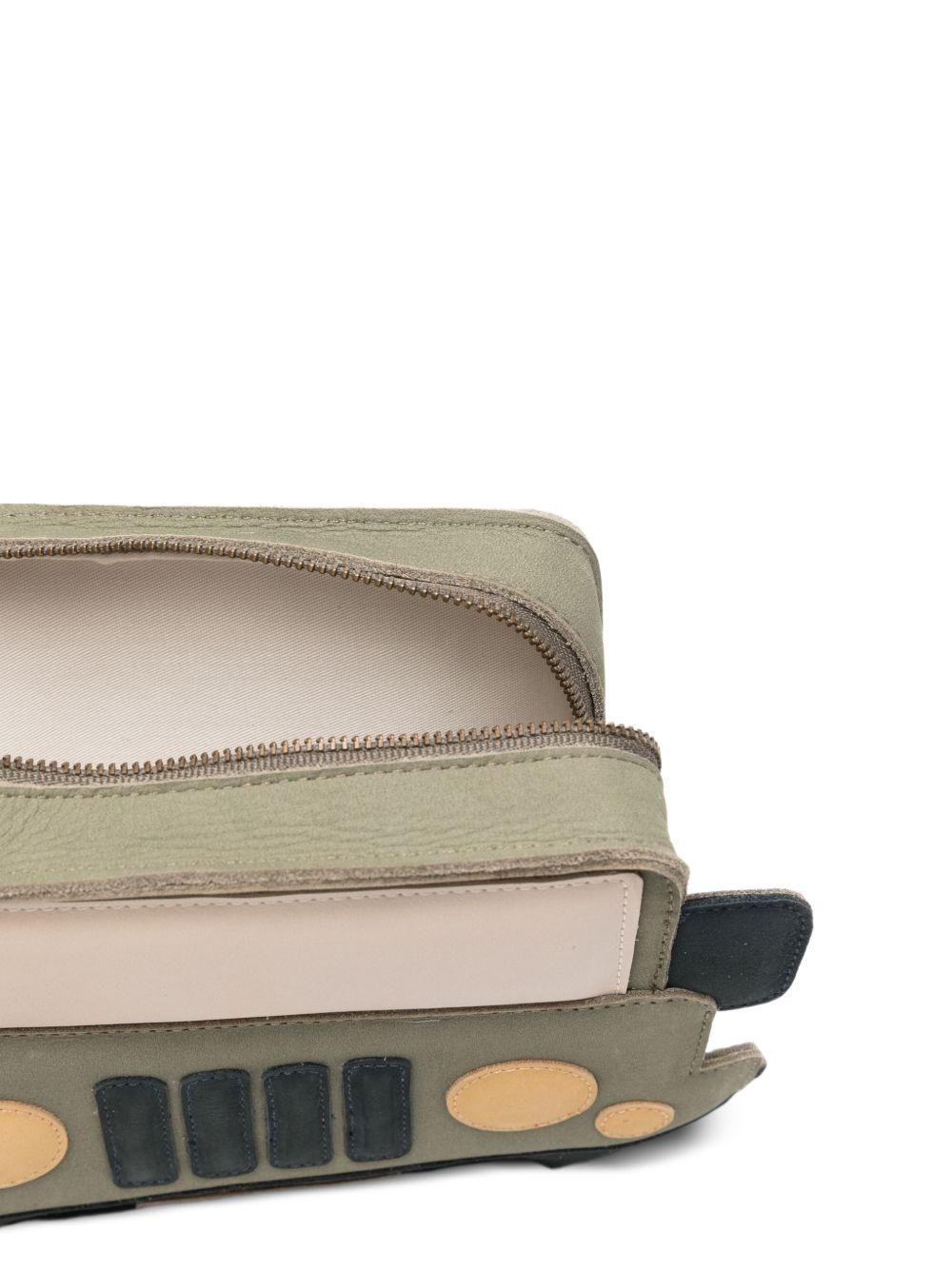 Zaino per bambino Donsje verde con dettaglio automobile 5520402 NL126 DONSJE KIDS 