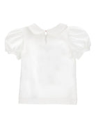 T-shirt per neonata Monnalisa bianca con motivo fragola 31G618 7201NB 0099 MONNALISA KIDS 