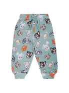 Pantaloni sportivi per neonato Molo verdi Simeon con stampa grafica all-over 6W25I209 9399 MOLO 