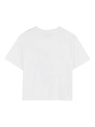 T-shirt per bambini The Marc Jacobs Kids bianca con dettaglio borsello W60763 126 THE MARC JACOBS KIDS 