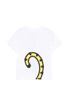 T-shirt per neonato Kenzo Kids bianca con stampa tigre sul davanti K61866 10P KENZO KIDS 