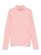 Dolcevita per bambina Molo rosa con orlo dritto 2W25A411 5564 MOLO 
