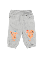 Pantaloni per neonato Stella McCartney Kids grigio con stampa scoiattolo TX6580 Z0522 970 STELLA McCARTNEY KIDS 
