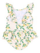 Costume per neonata Molo beige con stampa limoni 8S26P524 9516 MOLO 