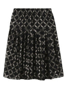 Gonna plissettata per bambina Michael Kors Kids nero con stampa MK Empire R30440 M15 MICHAEL KORS KIDS 