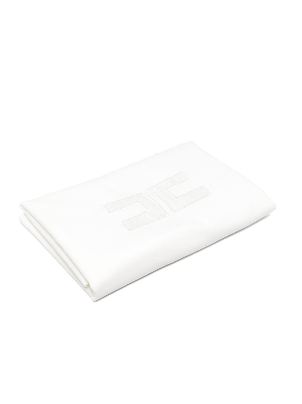 Coperta per neonata Elisabetta Franchi La Mia Bambina avorio con logo ricamato ENCO0850JF054 0004 ElISABETTA FRANCHI KIDS 