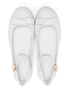 Ballerine per bambina Colorichiari bianco con fiocco con chiusura alla caviglia con fibbia FJ958490 4233 10 COLORICHIARI KIDS 