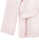 Blazer per bambina Monnalisa rosa con applicazione fiore 71G103 7303 0091 MONNALISA KIDS 