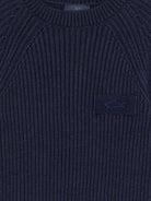 Maglione per bambino Paul & Shark Kids blu con logo applicato WUW008LHE43 42370 PAUL & SHARK KIDS 
