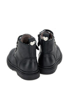 Stivaletti per bambina Monnalisa Kids neri con cinturini con cristalli 8CH001 8782 0050 MONNALISA KIDS 