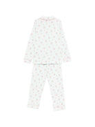 Pigiama per bambina Petit Bateau azzurro con stampa floreale A0F1H 02 PETIT BATEAU KIDS 