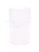 Tutina Alaia per neonata Paz Rodriguez rosa con bordo in pizzo 022-123389 3701 PaZ RODRIGUEZ KIDS 