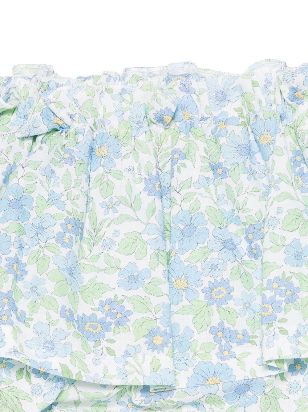 Gonna per neonata Mariella Ferrari azzurro a fiori PL930 023 MARIELLA FERRARI 