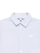 Camicia per neonato Emporio Armani Kids azzurra con motivo a righe EB000583 AF16580 M0010 EMPORIO ARMANI KIDS 