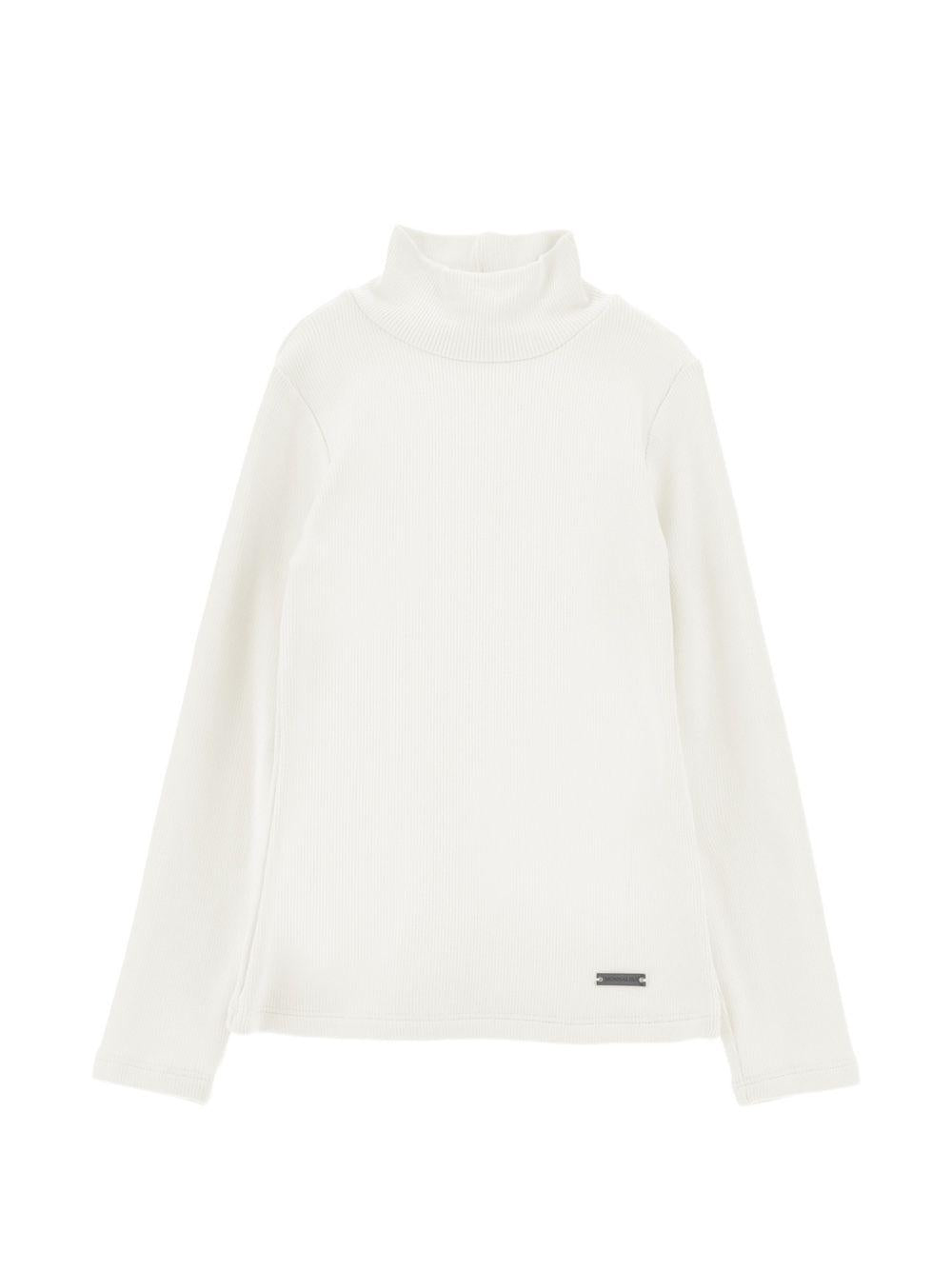 Maglione per bambina Monnalisa Kids bianco a collo alto 17HLUC 8212 0001 MONNALISA KIDS 