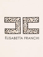 Telo mare per bambina Elisabetta Franchi La Mia Bambina bianco con dettaglio logo EFAV100CSP003 0155 ElISABETTA FRANCHI 