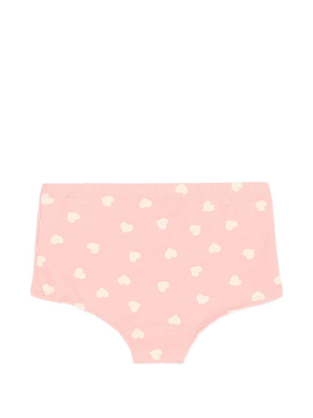 Set di due slip per bambina Molo Kids multicolore con stampa cuori 2W26Q601 5873 MOLO KIDS 
