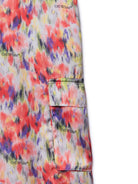Cargo per bambina Off-White Kids multicolore in crepe de chine con stampa all-over OGCF007S25FAB001 8484 OFF WHITE KIDS 