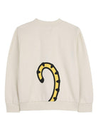 Felpa per bambino Kenzo Kids beige con stampa tigre sul davanti K61879 255 KENZO KIDS 