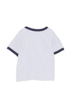 T-shirt per neonato Bobo Choses grigia con stampa Mr. Pickles B126AB017 041 BOBO CHOSES KIDS 