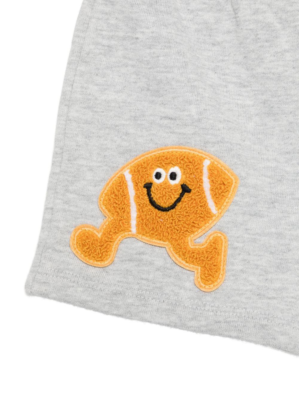 Shorts per neonato Stella McCartney Kids grigio con applicazione TY6609 Z3409 807 STELLA McCARTNEY KIDS 