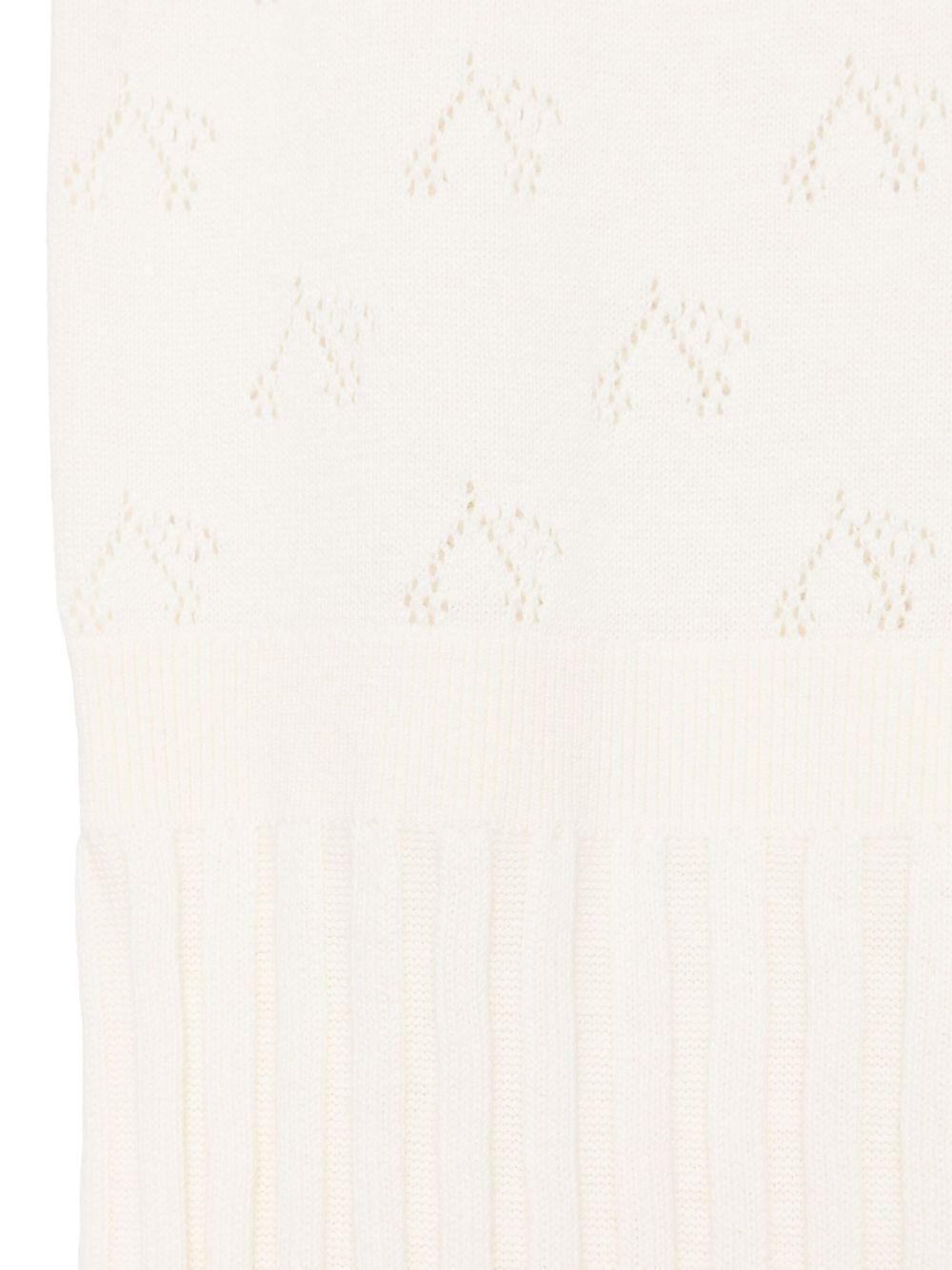 Abito Ebyle per bambina Bonpoint bianco con colletto con increspature S05GDRK00021 002 BONPOINT 