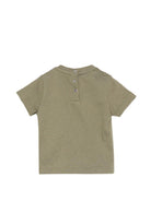 T-shirt per neonato Roberto Cavallo Kids verde con logo sul davanti CIP26085TS GREEN MAYFLY ROBERTO CAVALLI KIDS 