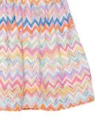 Gonna per neonata Missoni Kids multicolore con motivo a zigzag MY7011 Q0107 999 MISSONI KIDS 