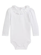 Tutina per neonata Polo Ralph Lauren Kids bianca con colletto con ruches 310979579 001 Ralph Lauren kids 