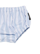 Abito per neonata Balmain Kids azzurro a righe BY1122 P0592 685BC BALMAIN KIDS 
