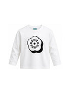T-shirt per bambini Kenzo Kids bianca con stampa grafica K62020 117 KENZO KIDS 