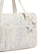 Borsa per pannolini trapuntata  Bonpoint Piou beige con motivo paesaggistico S06OBAW00001 677 BONPOINT 