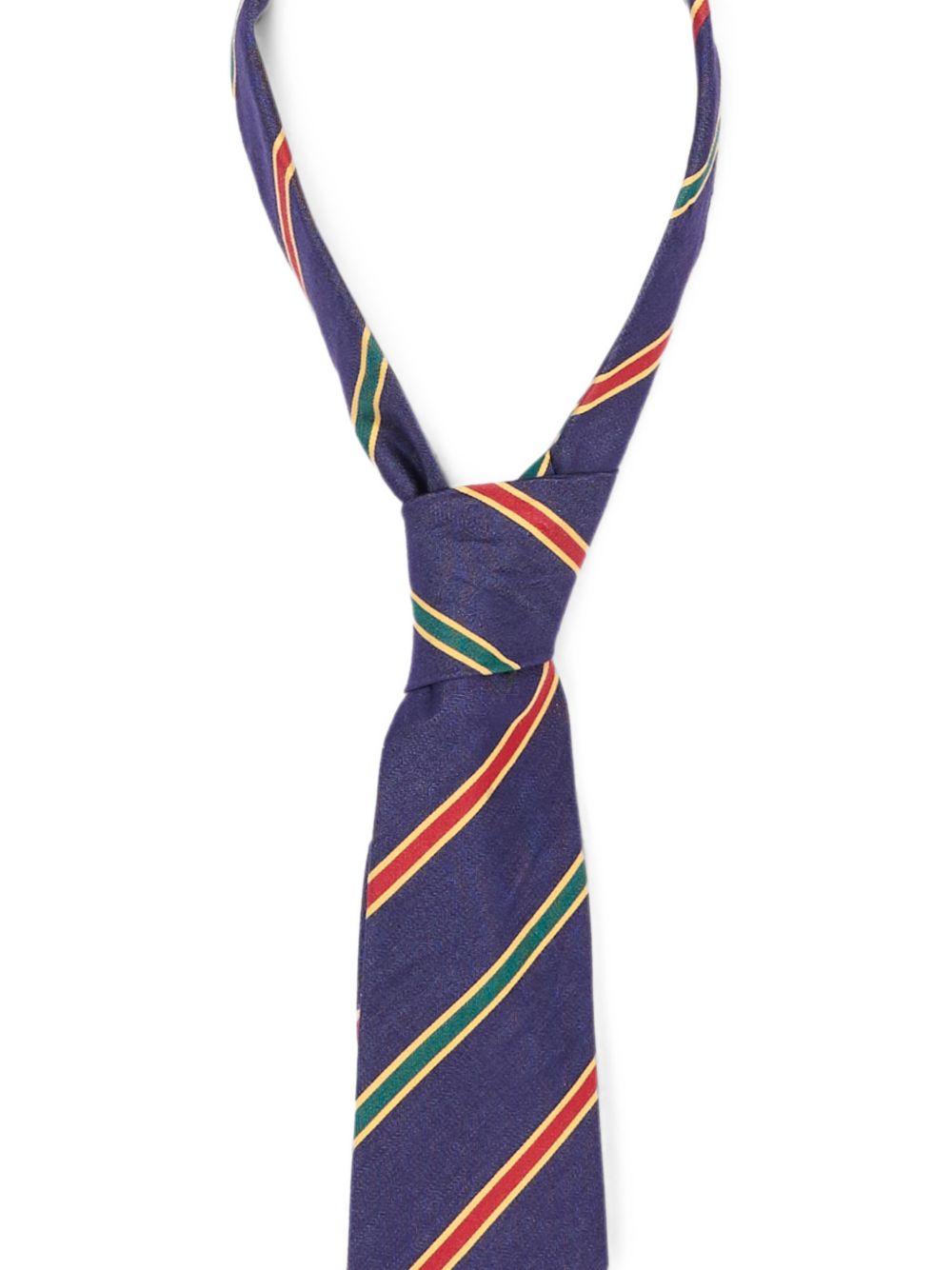 Cravatta per bambino Etro Kids blu con dettaglio righe GZ0Q04 P0622 617VE ETRO KIDS 