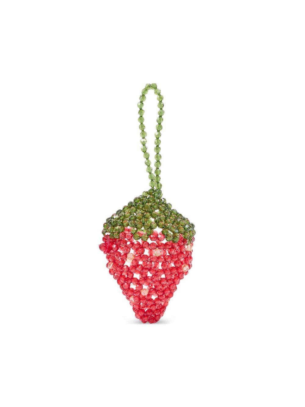 Borsa per bambina Konges Sløjd rossa a forma di fragola KS105030 STRAWBERRY KONGES SLOJD KIDS 