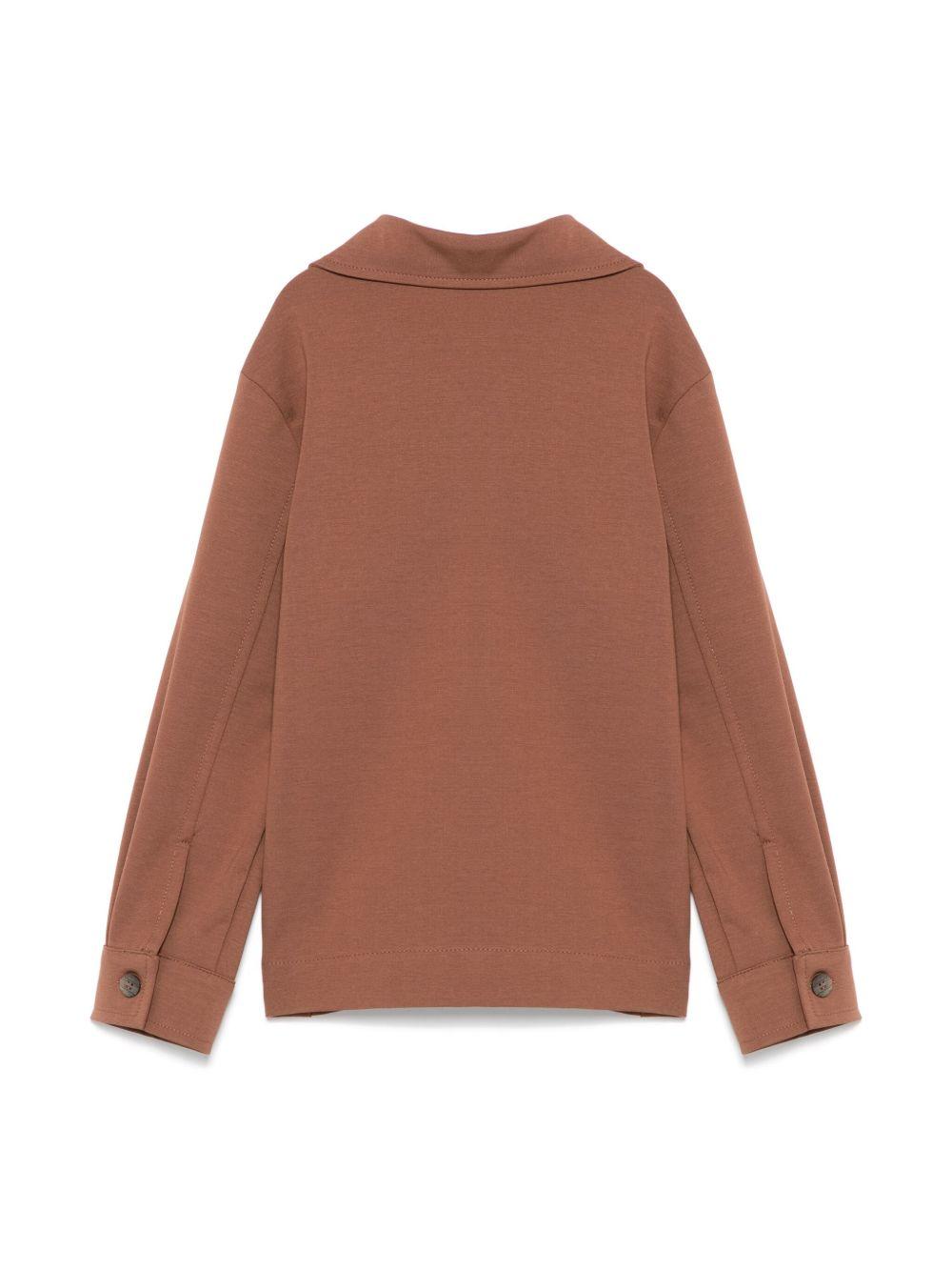 Camicia per bambino Paolo Pecora Kids marrone a maniche lunghe PP3930 TABACCO PAOLO PECORA KIDS 