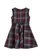 Abito per bambina Monnalisa Kids multicolore con motivo tartan 18HSCA 8321 3156 MONNALISA KIDS 