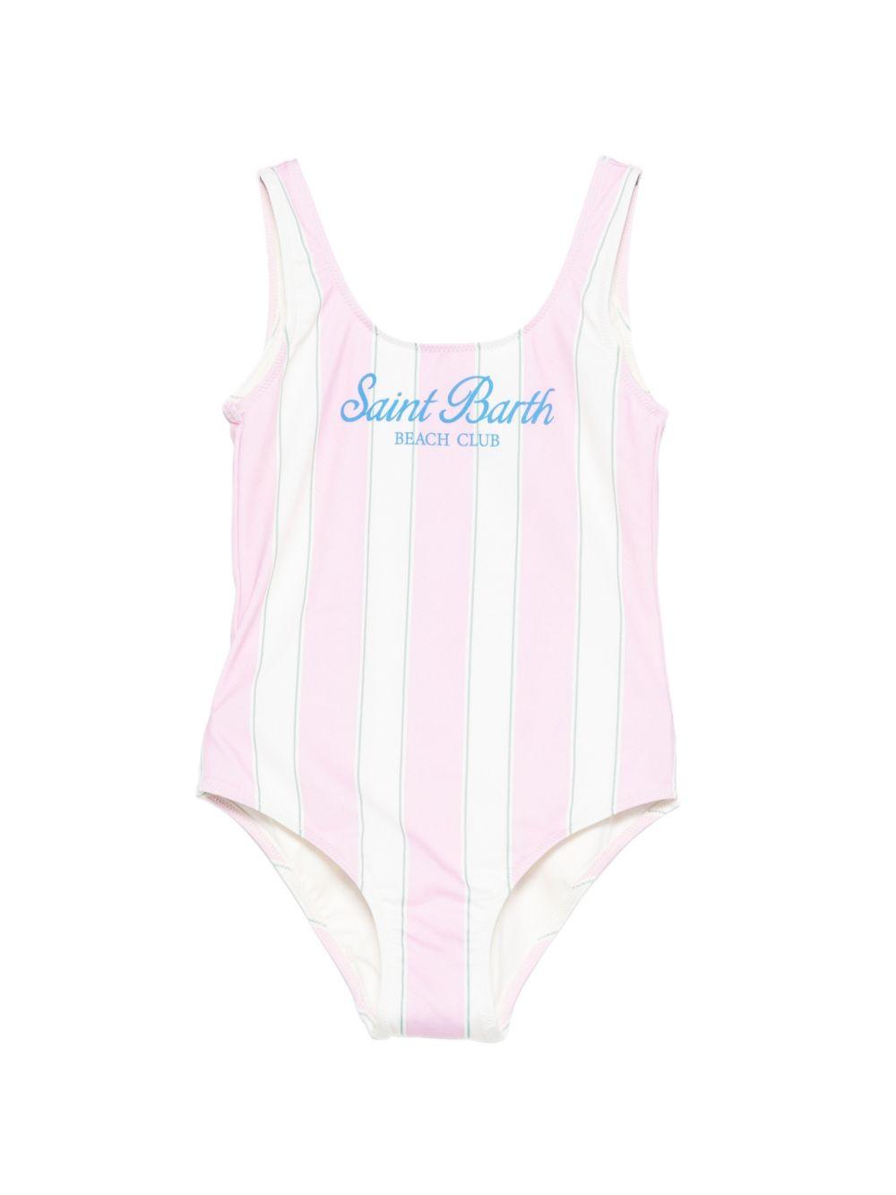 Costume intero per bambina MC2 Saint Barth Kids multicolore con design a righe CARA001 01129L MC2 ST. BARTH KIDS 