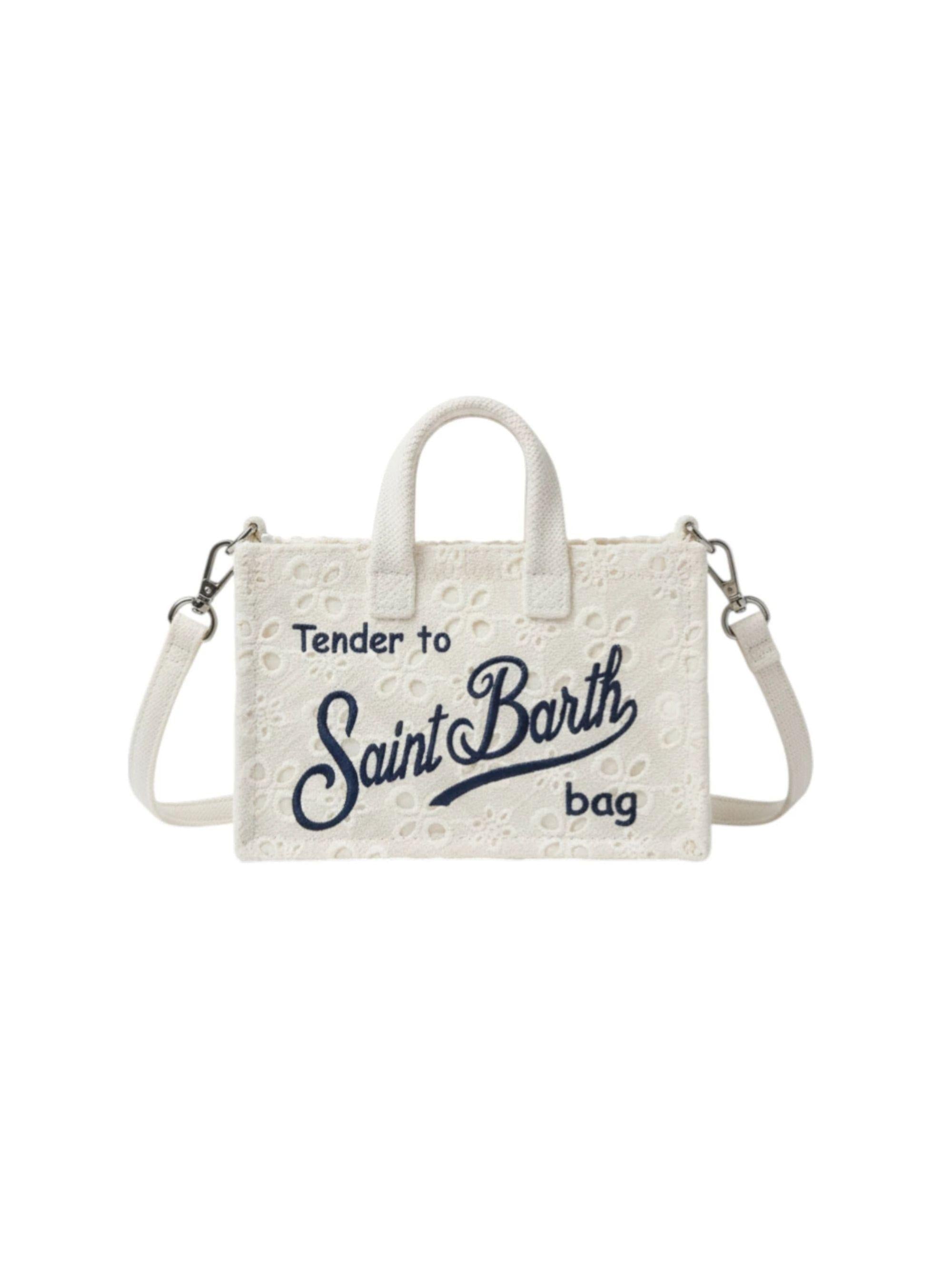 Phone Bag MC2 Saint Barth bianca con logo sul davanti PHONE012 00238L MC2 ST. BARTH KIDS 