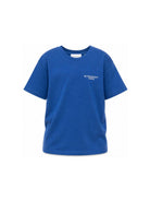 T-shirt per bambini Givenchy Kids blu con logo sul petto H31280 865 GIVENCHY KIDS 