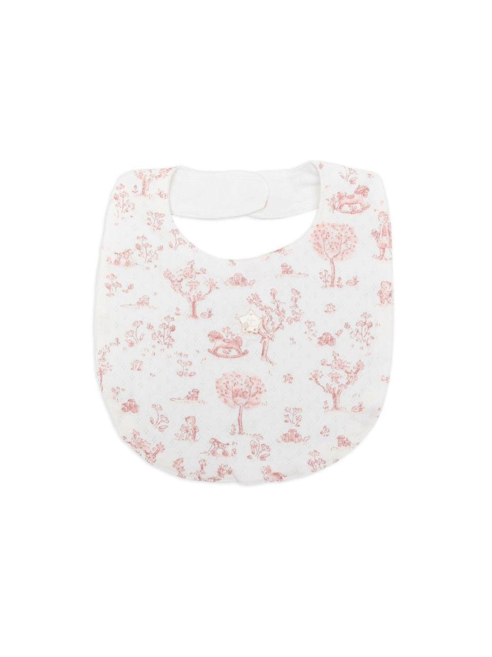 Bavaglino per neonati Tartine & Chocolat multicolore con stampa palme CC79020 30 TArtine & Chocolat 