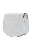 Borsa per bambina Aruna Seth argentata con applicazione farfalle BAG01 SILVER ARUNA SETH KIDS 