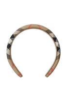 Cerchietto per bambina Burberry Kids beige con motivo Vintage Check 8108699 B9368 BURBERRY KIDS 